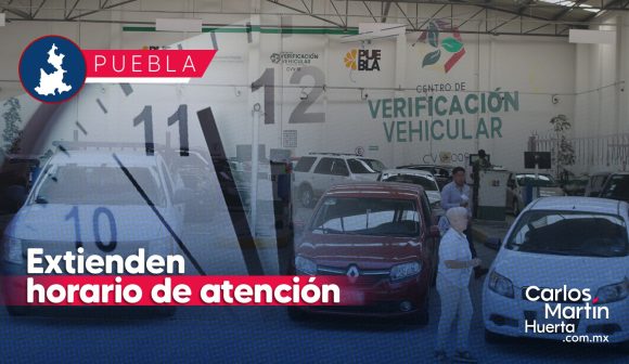 Extienden horario de verificentros en Puebla para realizar trámite