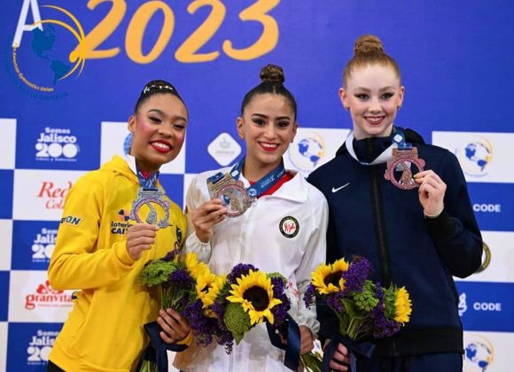 La mexicana Marina Malpica gana oro; campeona del Panamericano de Gimnasia Rítmica