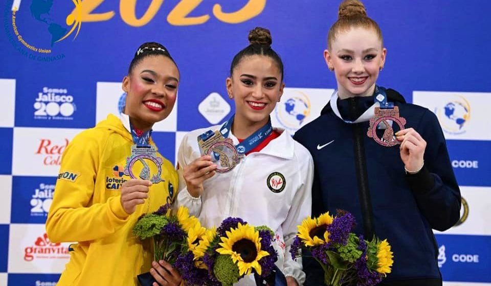 La mexicana Marina Malpica gana oro; campeona del Panamericano de Gimnasia Rítmica