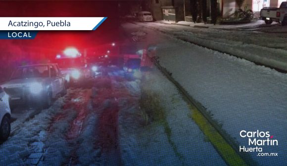 Granizada Acatzingo Tras granizada en Acatzingo, autoridades evalúan daños