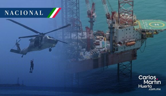 Reportan caída de helicóptero en Sonda de Campeche