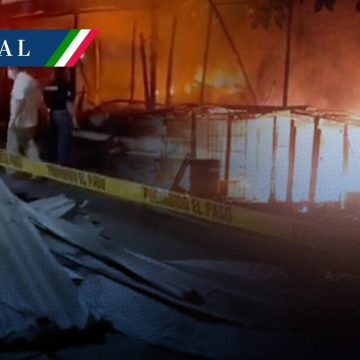 (VIDEOS) Incendio consume locales en el Mercado Central de Acapulco