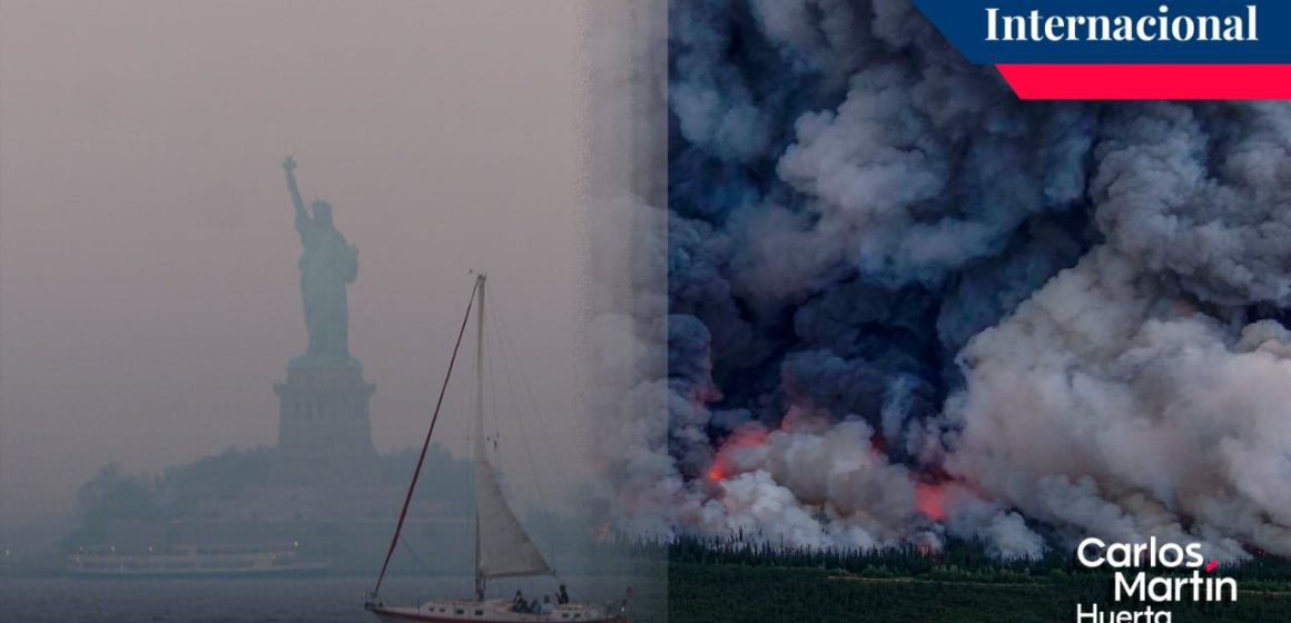 Incendios forestales en Canadá están afectando a Nueva York