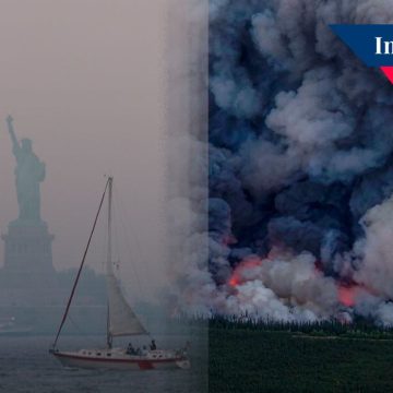 Incendios forestales en Canadá están afectando a Nueva York