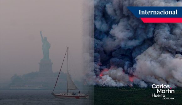 Incendios forestales en Canadá están afectando a Nueva York