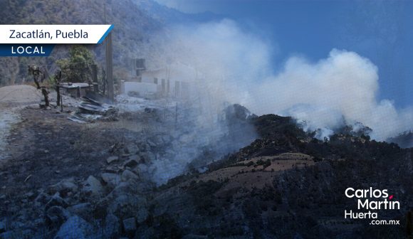 Liquidado incendio forestal - Zacatlán Incendio forestal en Zacatlán afectó más de 700 hectáreas