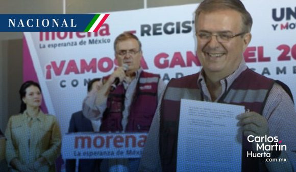 Ebrard se registra como aspirante a la candidatura presidencial