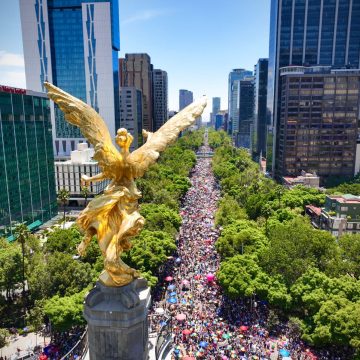 Participan 250 mil personas en la edición 45 de la Marcha del Orgullo LGBTTTIQ+ en CDMX