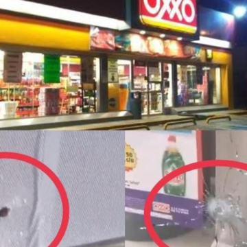 Hombres armados atacan a balazos tienda OXXO en el centro de Izúcar de Matamoros