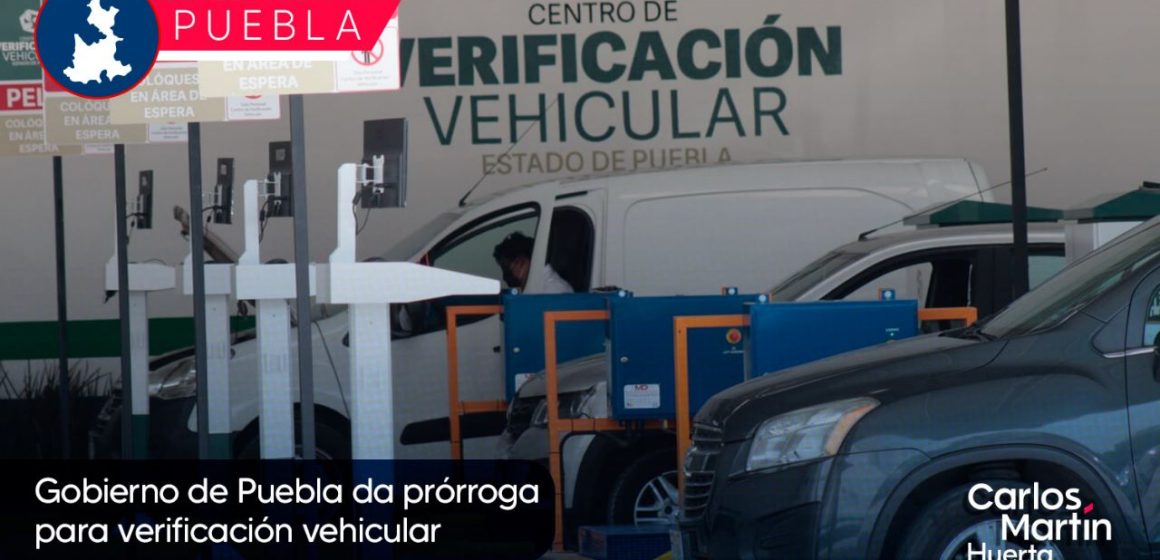 Gobierno de Puebla da prórroga para verificación vehicular