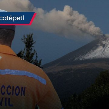 Protección Civil mantiene recorridos en comunidades cercanas al volcán