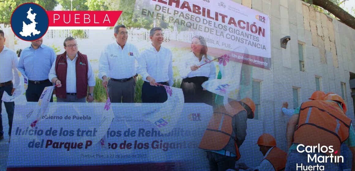 Arranca rehabilitación del parque “Paseo de los Gigantes”