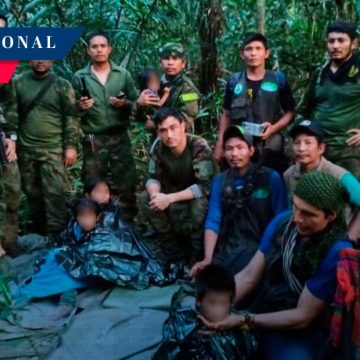 Localizan con vida a cuatro niños en la selva colombiana tras accidente