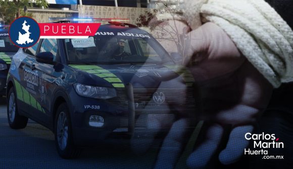 Policías municipales rescatan a mujer secuestrada en Bosques de Amalucan