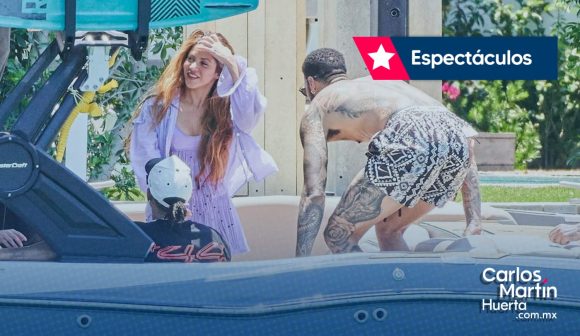 Shakira y Lewis Hamilton, muestran su amor en público