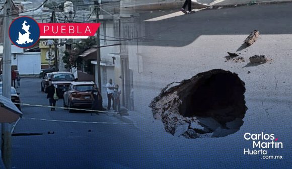 Socavón - El Salvador - Puebla Reportan nuevo socavón, ahora en la colonia El Salvador