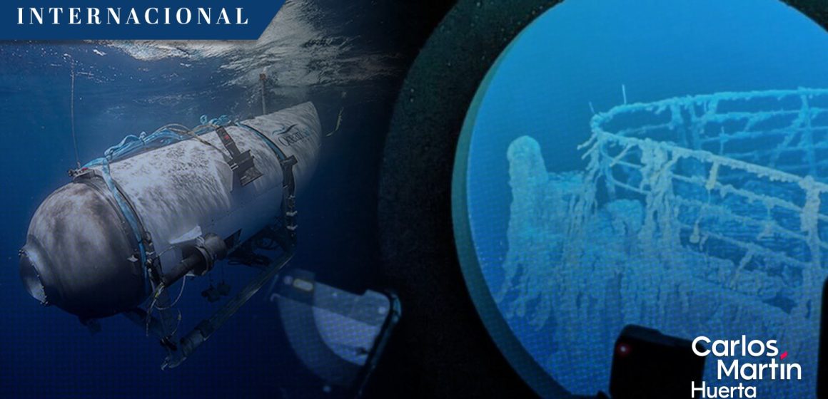 Desaparece submarino para turistas que explora restos del Titanic