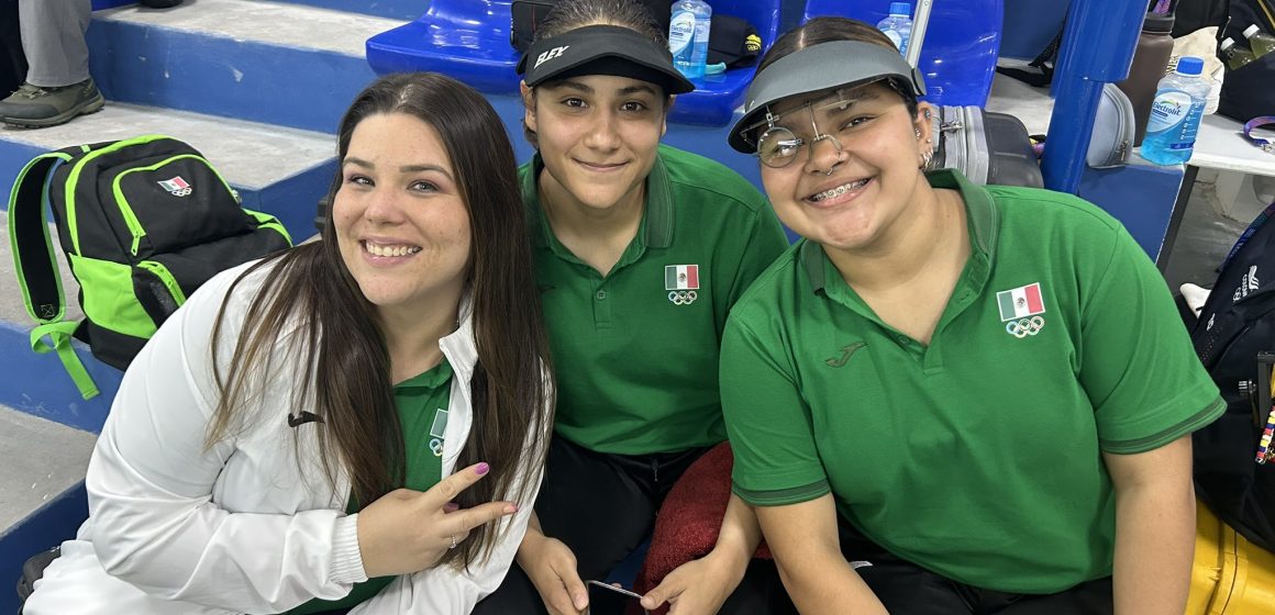 Equipo femenil de tiro deportivo gana medalla de oro en Centroamericanos