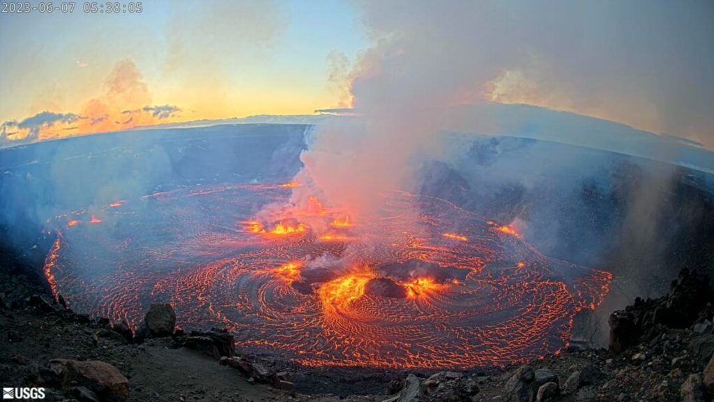 Volcan Kilauea erupcion