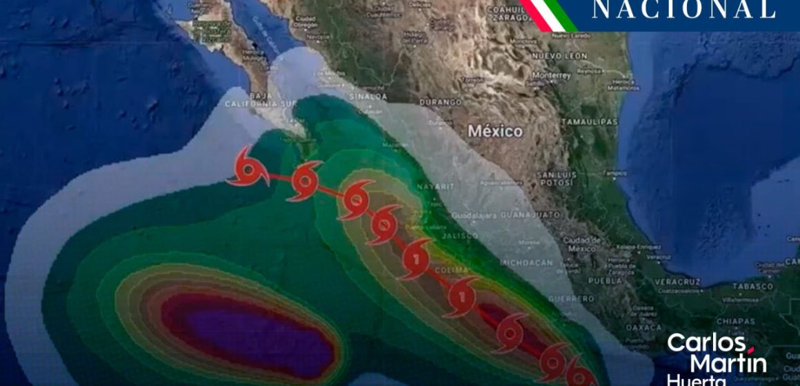 SMN prevé la llegada del huracán “Beatriz” para este viernes