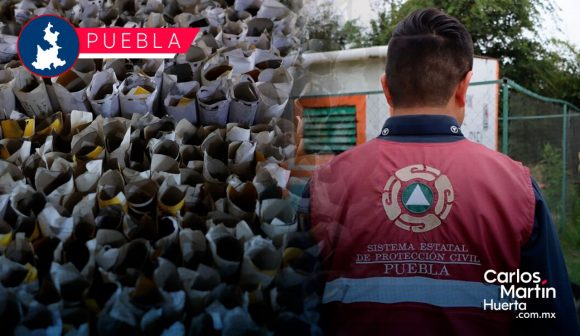 Protección Civil nacional y estatal realizan operativos de supervisión de polvorines en Xiutetelco