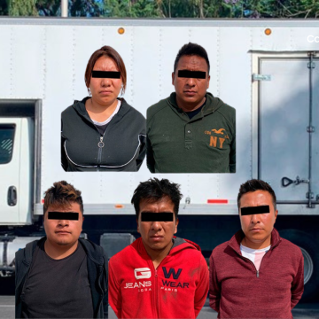 Detienen a cinco integrantes de “Los Irimón”, dedicados al robo de transporte de carga