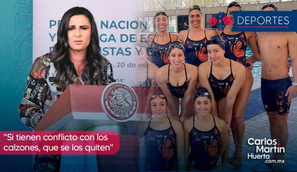 “Si tienen conflictos con los calzones, que se los quiten”, señala Guevara contra equipo de natación