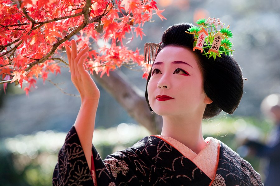 maquillaje geisha