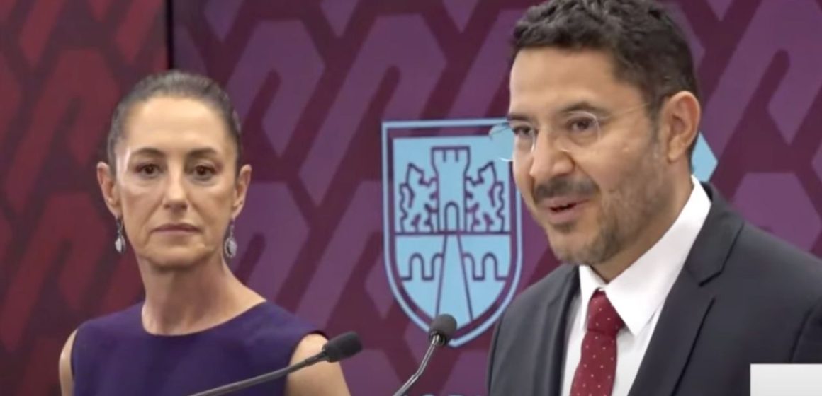 Sheinbaum propone a Martí Batres como jefe de Gobierno de la Ciudad de México