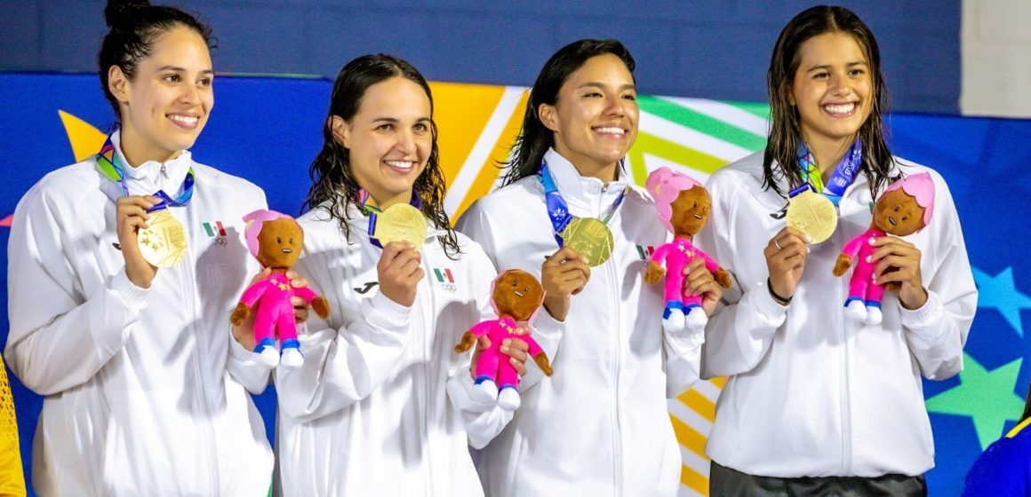 Natación Mexicana cierra con 45 medallas su participación en los Juegos Centroamericanos