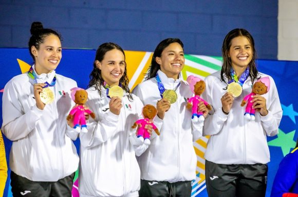 Natación Mexicana cierra con 45 medallas su participación en los Juegos Centroamericanos