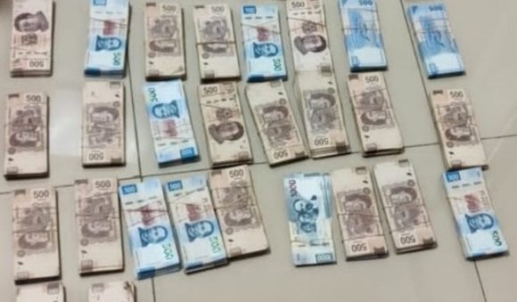 En Nuevo León, Guardia Nacional detiene a persona en posesión de 1 millón 700 mil pesos en efectivo