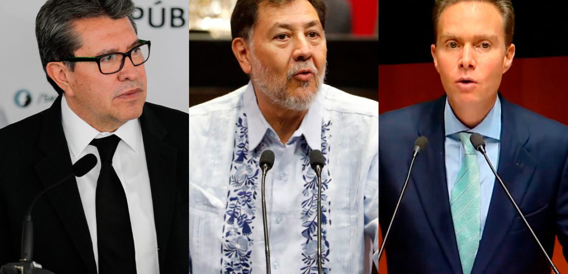 Monreal, Velasco y Noroña dejan el Congreso