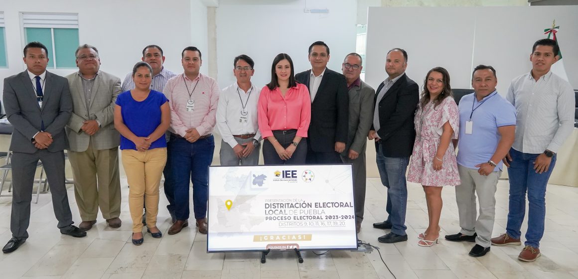 Presenta IEE distritación electoral para el próximo proceso de elecciones