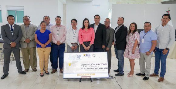 Presenta IEE distritación electoral para el próximo proceso de elecciones