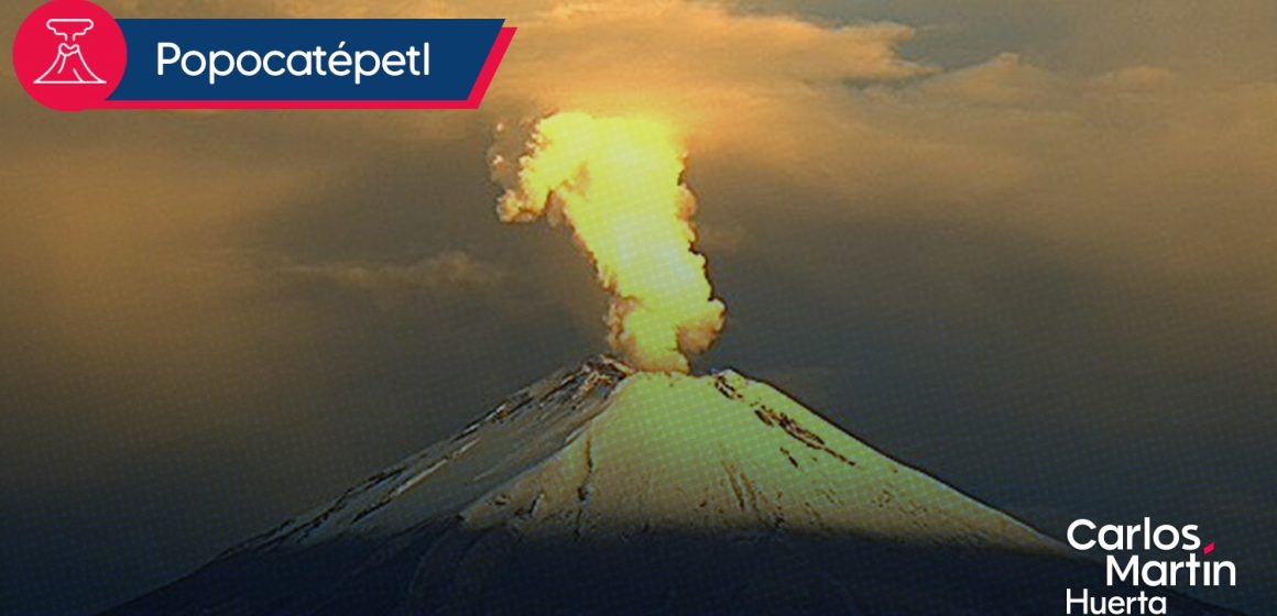 Popocatépetl inicia julio con fumarola