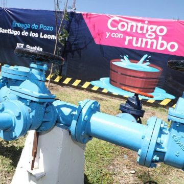 Estrenan nuevo servicio de agua en San Miguel Canoa