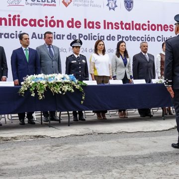 Inaugura Gaby Bonilla Sala de Lactancia y Memorial al Policía Caído de la Policía Auxiliar