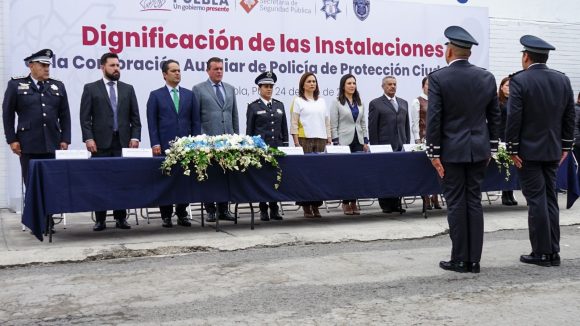 Inaugura Gaby Bonilla Sala de Lactancia y Memorial al Policía Caído de la Policía Auxiliar