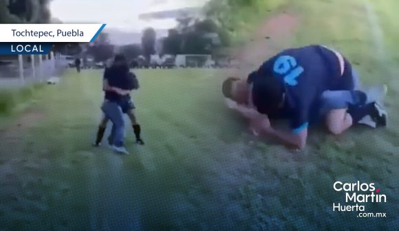 Alcalde de Tochtepec protagoniza pelea campal en partido de fútbol