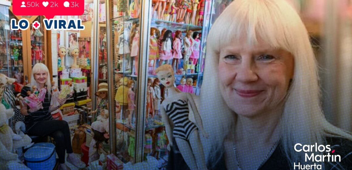 Con 18 mil muñecas Barbie, mujer rompe Récord Guinness