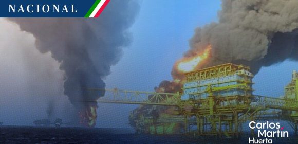 Incendio en plataforma de Pemex en Campeche deja 2 persona muertas; hay 1 desaparecido