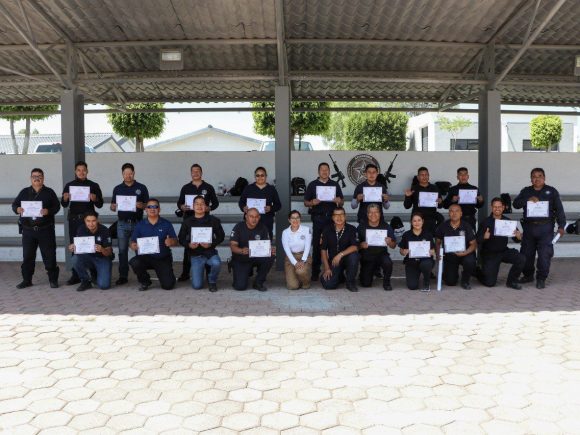 Continúa la capacitación a la Policía Estatal