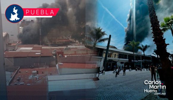 (VIDEO) Se registra fuerte incendio en inmueble de Avenida Juárez, entre 23 y 25 sur