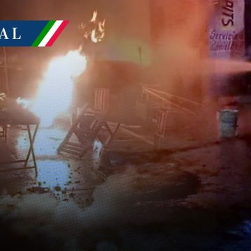 (VIDEO) Incendio en Central de Abasto de Toluca deja ocho muertos