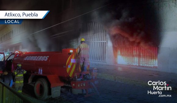 Incendio en Parisina de Atlixco genera evacuación de familias