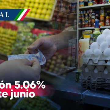 Inflación en México se ubicó en 5.06% durante junio