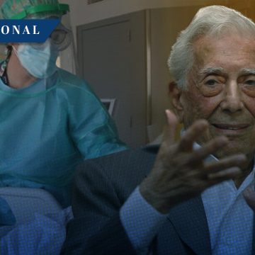 Hospitalizan a Mario Vargas Llosa por COVID-19