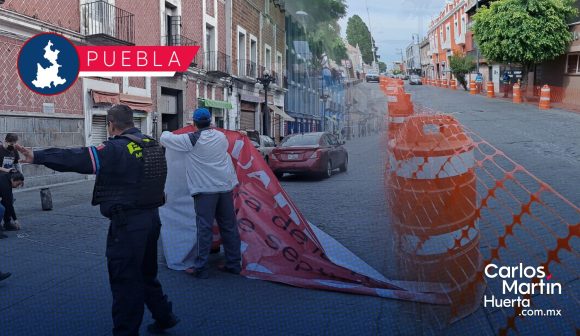 Ayuntamiento de Puebla continúa dialogando con locatarios sobre peatonización de la 16 de Septiembre