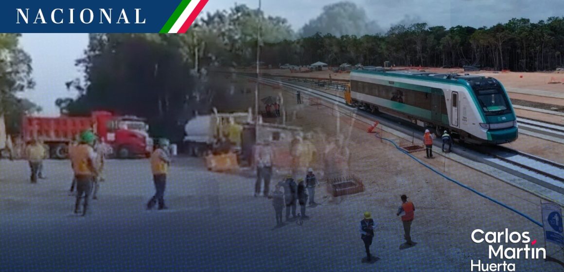 Por malos tratos y disminución de sueldos, trabajadores del Tren Maya hacen paro
